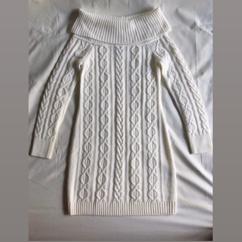 White Sweater Dress